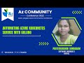 Automating Azure Kubernetes Service with GoLang | Priyatharshini Sundaram | AzConf | AzConf2022