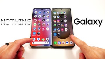 Nothing Phone 3 vs Galaxy S25 Ultra Speed Test