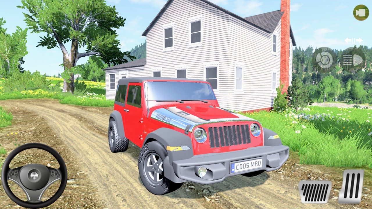 Jeep Wrangler Car Driving - BeamNg Drive - Car Games Pc Gameplay [Logitech  g29] - YouTube
