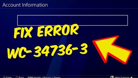 How To Fix PS4 Error WC-34736-3 In 2024