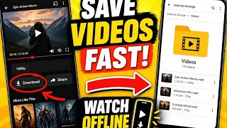 How to save and transfer movie from movie box to your phone storage