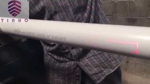 Online Date Code/Logo Fiber Laser Printing Solutions on PVC Pipe Production Line Easy to Operate