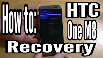 How To Get to Stock Recovery on the HTC One M8