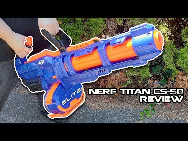 REVIEW] Nerf MINIGUN! - Nerf Titan CS-50 