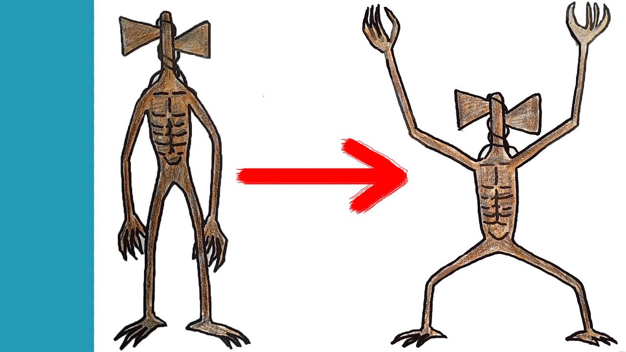 СИРЕНОГОЛОВЫЙ, Поделка из бумаги ! - YouTube