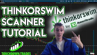 Thinkorswim day trading scanner setup & tutorial