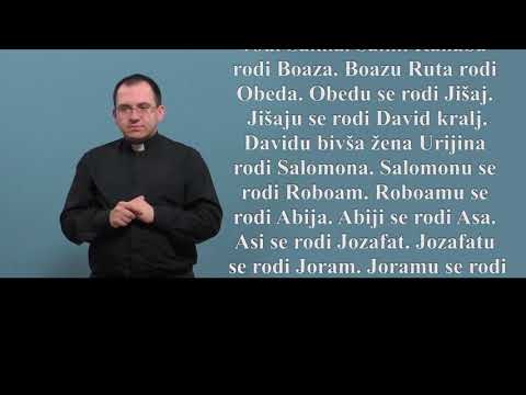 Mt 1,1-17 - Kraljevsko rodoslovlje Isusovo