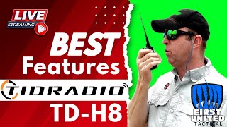 The BEST Features on the GMRS TIDradio TD-H8 and H3!  CB Band now on H3!  OD Master bluetooth Progra