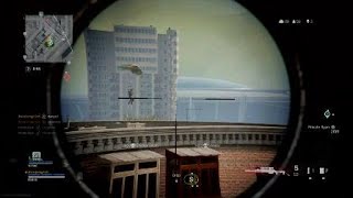 COD MW Warzone parachute snipe