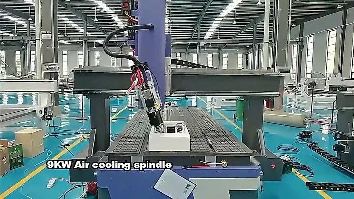 Professional 180 degree rotating spindle 4 axis cnc router AKM1325-4A