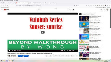 Cyber Security | Ethical Hacking | Pentesting  | Vulnhub | Walkthrough | Sunset Sunrise | Different