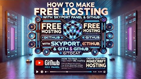 How To Make Own Mc Hosting  For Free | How To Install Skyport Panel In GitHub
