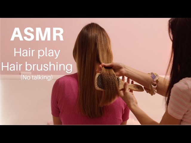 ASMR ⎮Hair Play, Hair Brushing (No Talking) - YouTube