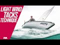 Light wind tack  dinghy sailing techniques  how to nail the manoeuvre