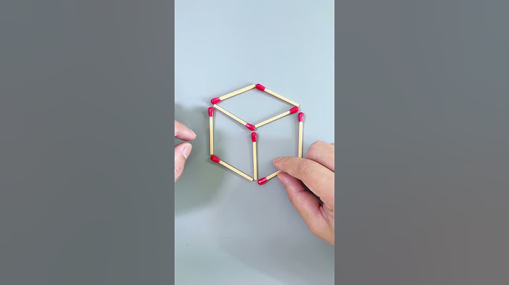 Riesci a spostare tre fiammiferi per formare tre triangoli? #Puzzle #QI #testQI