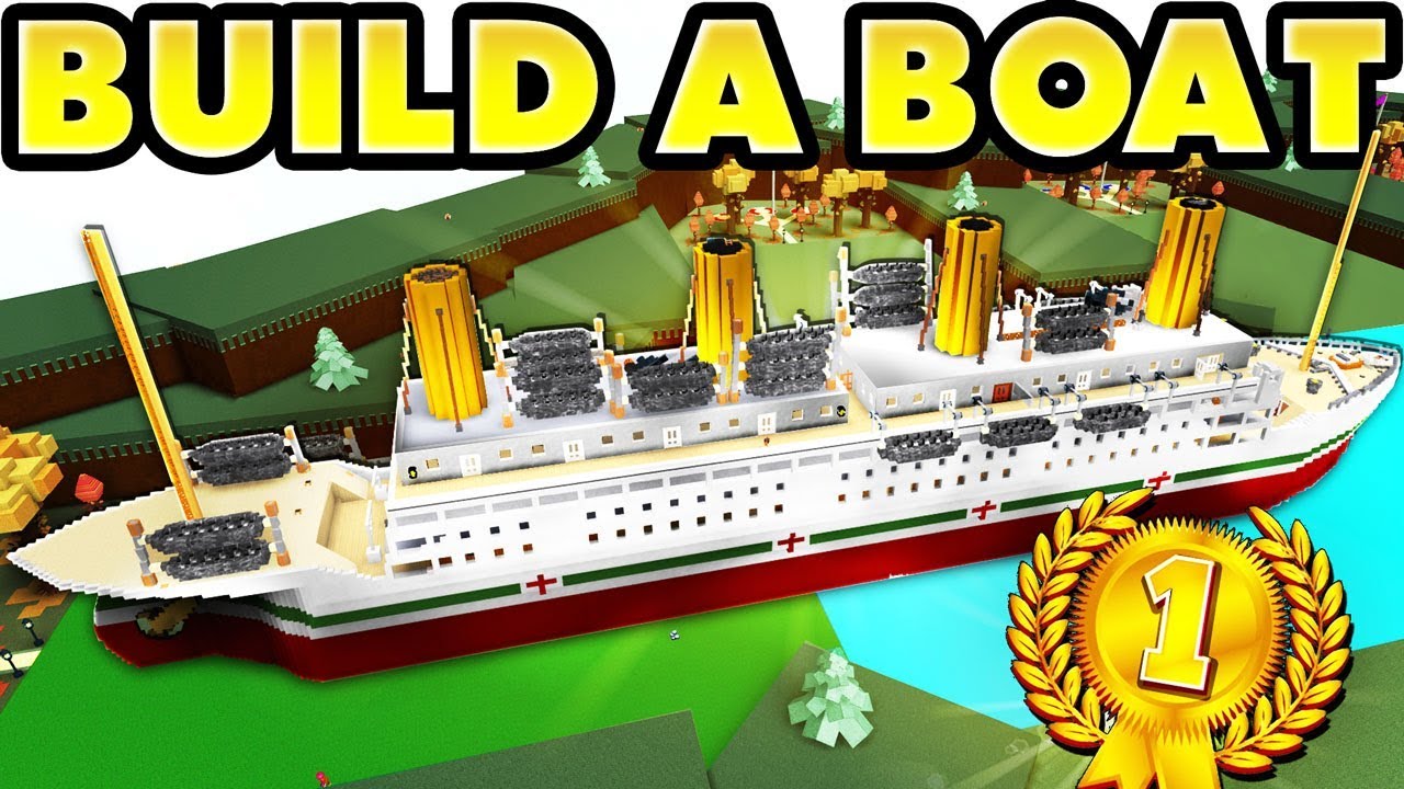 Build A Boat Titanic World Record 100k Blocks Youtube