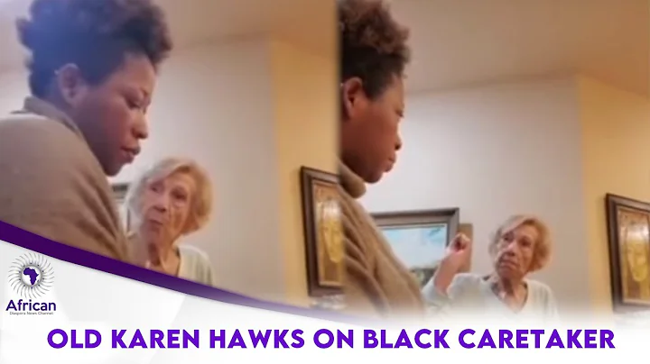 Old Karen Hawks On Black Caretaker