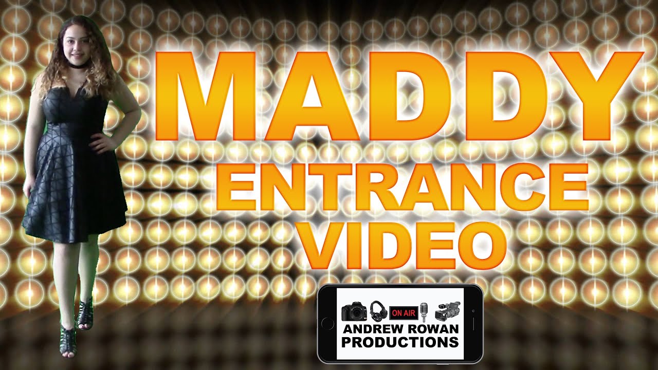 Entrance Video Maddy's Bat Mitzvah May 2, 2015 YouTube
