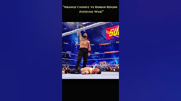 🔥"Orange Cassidy vs Roman Reigns – Attitude War!" #orangecassidy #romanreigns #attitude #shorts