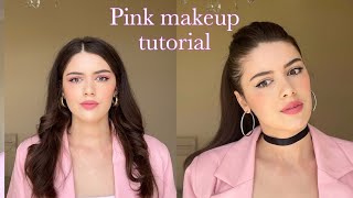 How to make a pink makeup | GRWM