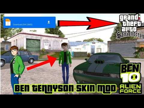HOW TO INSTALL BEN10 ALIEN FORCE BEN TENNYSON SKIN MOD IN GTA SAN ANDREAS ANDROID BY GRAFFITI GAMING HOW TO INSTALL BEN10 ALIEN FORCE BEN TENNYSON SKIN MOD IN GTA SAN ANDREAS ANDROID BY GRAFFITI GAMING