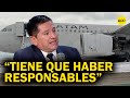 "Tiene que haber responsables": Luis Aragón sobre accidente en el Aeropuerto Jorge Chávez