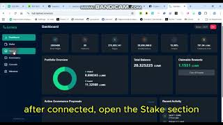 staking on Lumera Hub