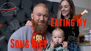 I ATE MY SONS DIET FOR A DAY !