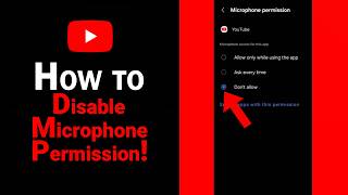 How to Disable Microphone Permission on Youtube [NEW]