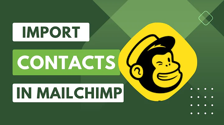 How to import contacts in mailchimp audience in 2023 🔥