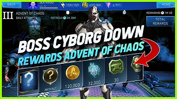 Injustice 2 Mobile | Boss Cyborg Down | Rewards Advent Of Chaos | Heroic 3 Tier 3