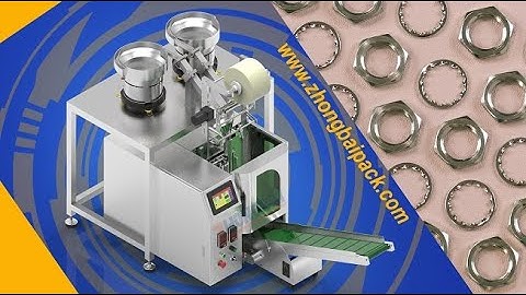 Hardware Washer Nut Counting Packing Machine | Fastener Packaging Machine