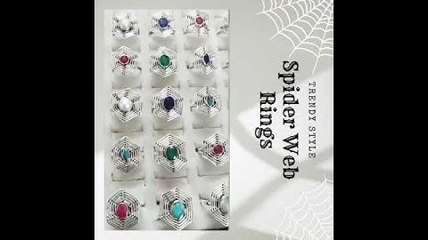 Trendy Spider Web Ring | Gemexi