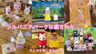 【おでかけvlog】大阪のシルバニアパークに行ってきた🚗 大人も楽しめて最高🐰🏠 雨の日限定のレインコートもGet☔️ クイズラリー全問正解でお人形ももらえてハッピー🐰✨ 可愛くて癒された1日☺️