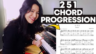 Vignette de la vidéo "How to Practice 2-5-1 (251,ii-V-I) Chord Progression | NO BEGINNERS or PROS"