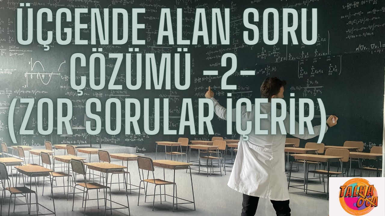 Üçgende Alan Soru Çözümleri -2- |☻ Zor Sorular İçerir