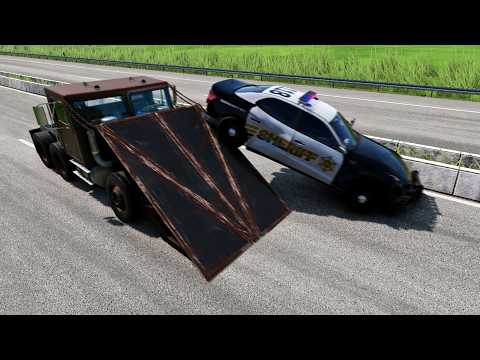 Can Anyone Escape the Police Chase? | BeamNG.Drive #3