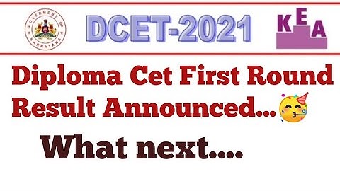 Diploma cet first round Allotment Results 2021|Dcet Choice Entry 2021|#Dcet@KannadaEduco