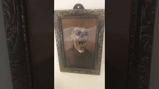 Haunted Portrait, Lenticular Art Plastic Frame, Halloween Décor, Zombie