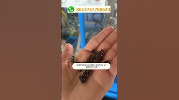 Automatic assembly machine for plastic rivets