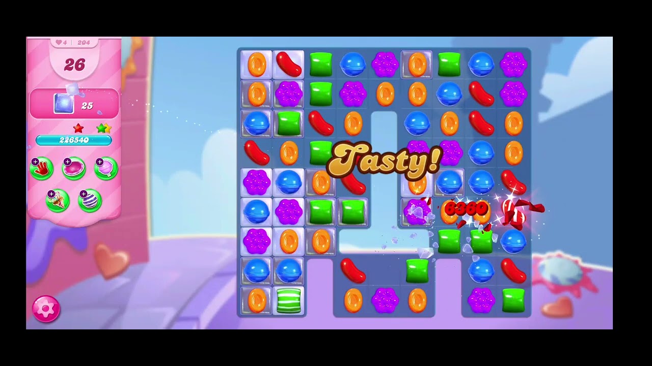 Candy Crush Saga Mod Level 204 (Jelly Mode) | 19/100 Levels