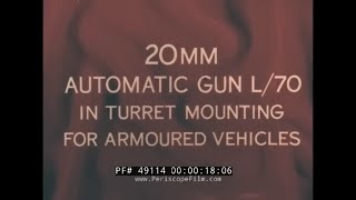 BOFORS 20mm AUTOMATIC GUN for ARMORED PERSONNEL CARRIERS 49114