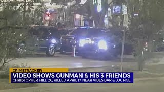 Video shows gunman, 3 friends wanted for questioning