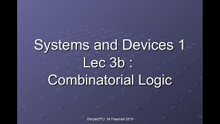 SYS1 Lec 03b