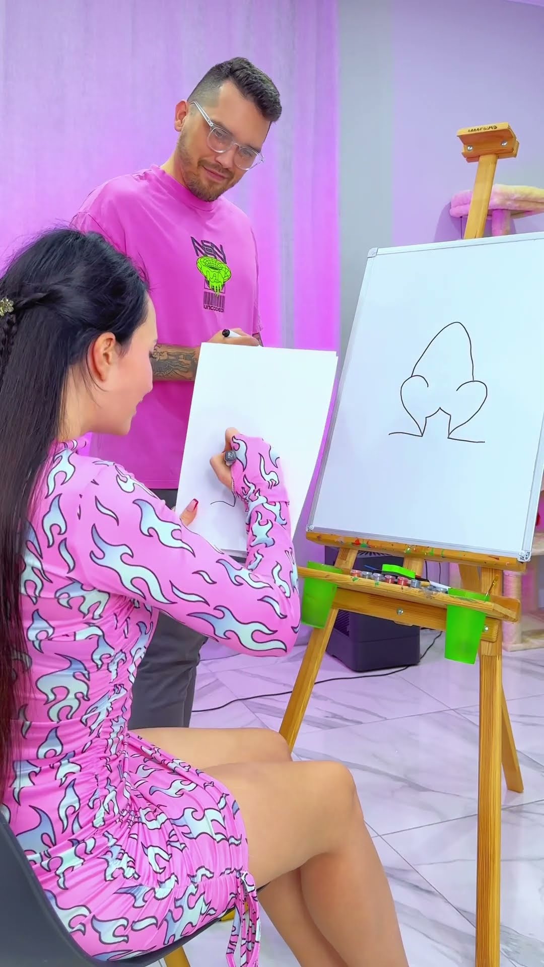 Learn How To Draw 2 To Frog #katebrush #viral #shorts