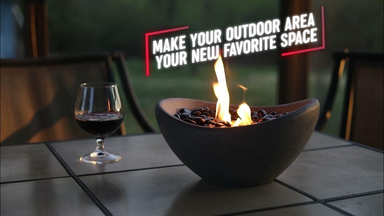 Vizayo Tabletop Fire Pit Indoor or Outdoor YouTube
