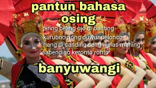 Pantun osing banyuwangi