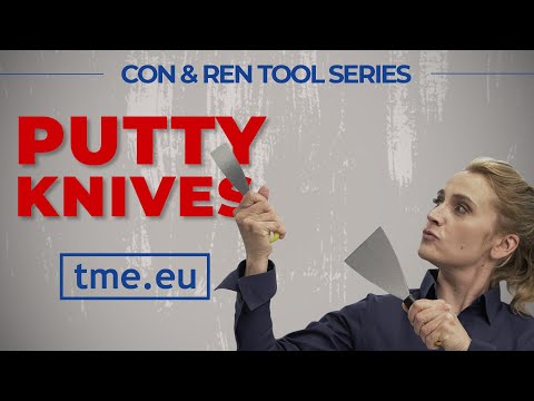 Putty Knives   Construction And Renovation Tools Series [TUTORIAL]