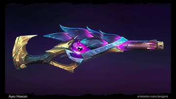 Wayfinder Inspired Rifle | Stylized PBR Hand-Painted | Showcase