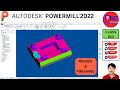 #23 Autodesk powermill 2022 | ROUGHING & FINISHING Toolpath |WOH TO CREATE ROUGHING & FINISHING |